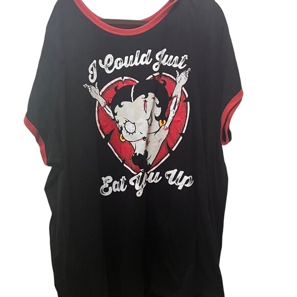 Torrid Betty Boop Halloween T Shirt Size 5x EUC - Picture 2 of 2